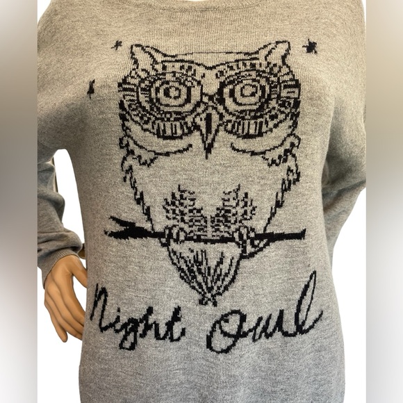 Joie Grey Night Owl Sweater - Picture 2 of 5